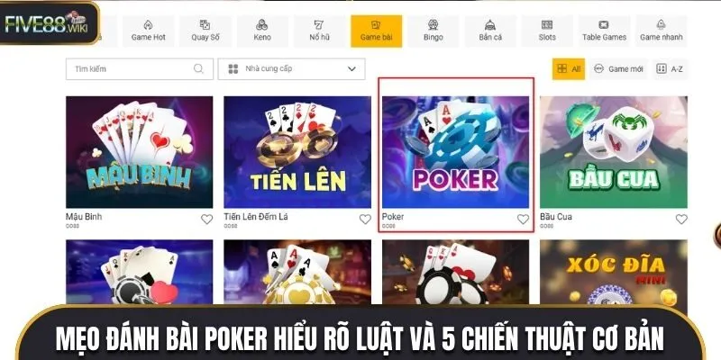 5 mẹo đánh bài poker hiệu quả dễ áp dụng cho người mới chơi