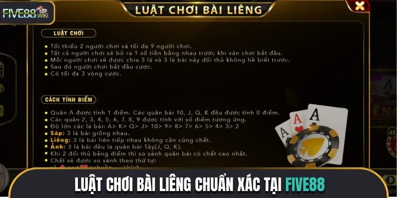 Nắm vững luật lệ chơi bài Liêng đúng chuẩn